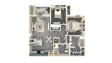 2 x 2 8R floor plan